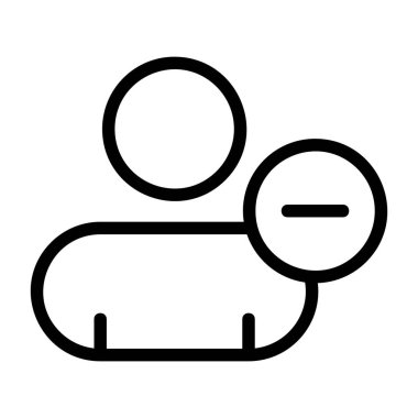 Kişinin bağlantıyı kestiğini gösteren minimalist kullanıcı simgesi