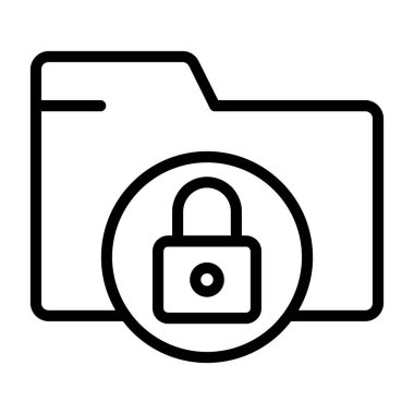 Dizin simgesini, vektör illüstrasyonuna kilitle 