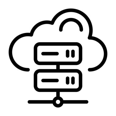 Python Sunucu - modern görünümde vektör simgesi