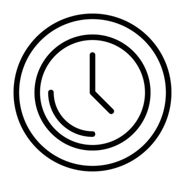 3: 15 'i gösteren basit duvar saati simgesi