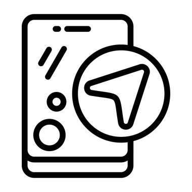 Simge ve siyah işareti beyaz arkaplanda izole et