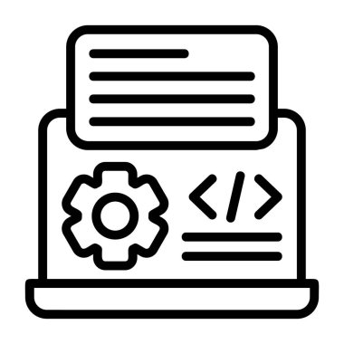 Kod Ayarlama - ana hatlı biçimdeki kullanıcı arayüzü simgesi