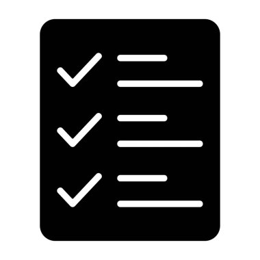 Kontrol Listesi - Web tasarımı için güncellenmiş vektör simgesi