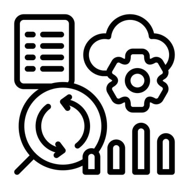 Model Eğitimi - dijital platformlar için profesyonel vektör simgesi