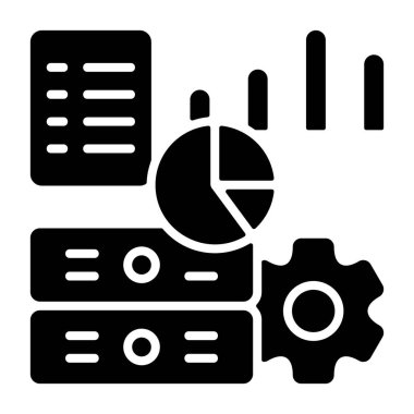 Grafikler ve sunucular kullanılarak veri analiz ediliyor