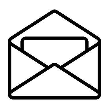 E- posta simgesi, vektör illüstrasyonu. Posta     