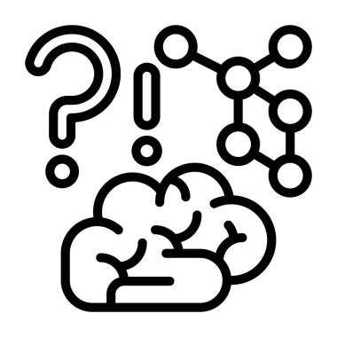 Beyin bağlantılı soru ünlem işaretleri ve molekülleri