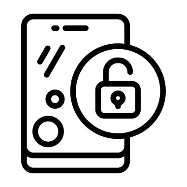 Güvenlik simgesi kullanarak akıllı telefon ekranının kilidini aç