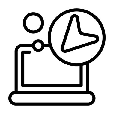 Beyaz geri gorund, vektör illüstrasyonunda simge al