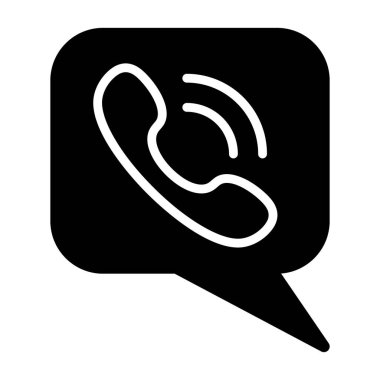 Ses Çağrısı - sunum kullanımı için tasarlanmış asgari vektör simgesi