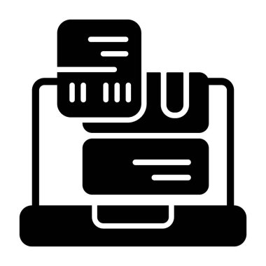 Gönderme Etiketi - yaratıcı sunum için önerilen modern vektör simgesi