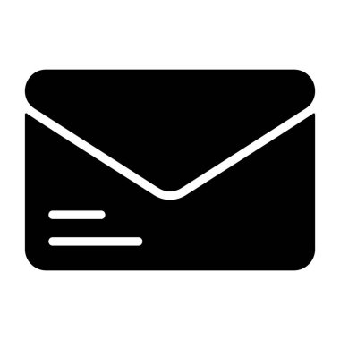 E- posta simgesi, vektör illüstrasyonu. Posta     