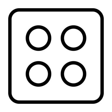 Menü simgesini başlat, siyah işaret beyaz arkaplanda izole edildi