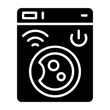 Akıllı Kurutma simgesi vektör çizimi