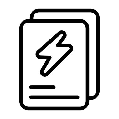 Bill Ödeme simgesi, siyah işaret beyaz arkaplanda izole edildi