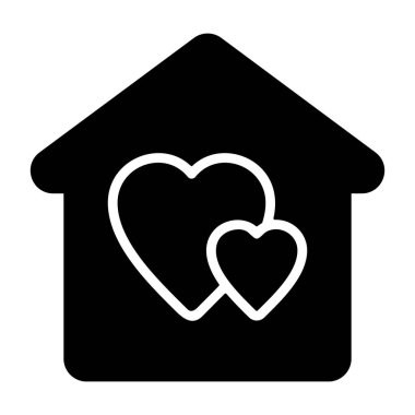 Simge korunuyor, siyah işaret beyaz arkaplanda izole ediliyor