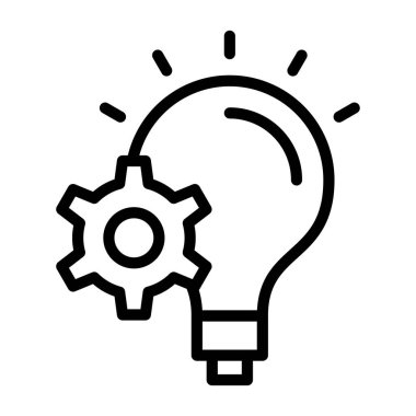 Ampul simgesi, taslak illüstrasyon