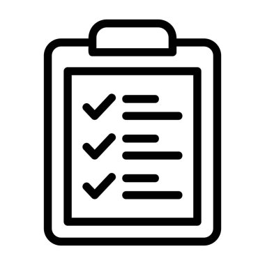 Liste - Tasarım için Vektör simgesi