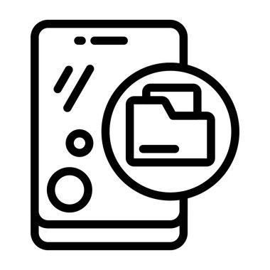 Dosya Yöneticisi simgesi, beyaz geri gorund, vektör illüstrasyonu  