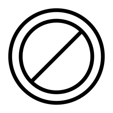 Beyaz arkaplanda hata simgesi, vektör illüstrasyonu 