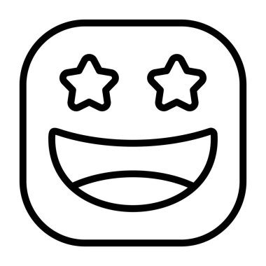 Beyaz arkaplanda Yıldız Vuruşu simgesi, vektör illüstrasyonu 