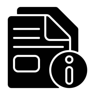 dosya belgesi vektör illüstrasyonu