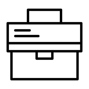 İş Portföyü - Beyaz tuval üzerine hafif simge yerleştirildi