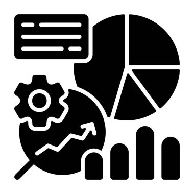 Tahmin Analitiği - kalite sunumu için geliştirilmiş rafine vektör simgesi