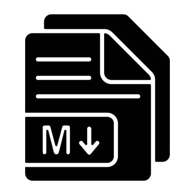 Beyaz geri gorund, vektör illüstrasyonu üzerine İşaretleme dosya simgesi  