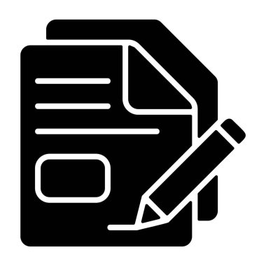 dosya düzenleme simgesi beyaz geri gorund, vektör illüstrasyonu  