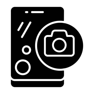 Kamera - proje sunumu için modern vektör simgesi