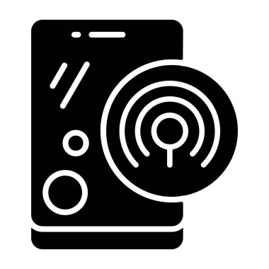 Beyaz arkaplanda sıcak nokta simgesi, vektör illüstrasyonu 