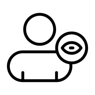 Beyaz arkaplan, vektör illüstrasyonunda Cantact simgesini göster 