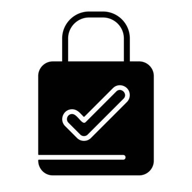 Alışveriş Torbası - iş sunumu için uygun temel vektör simgesi