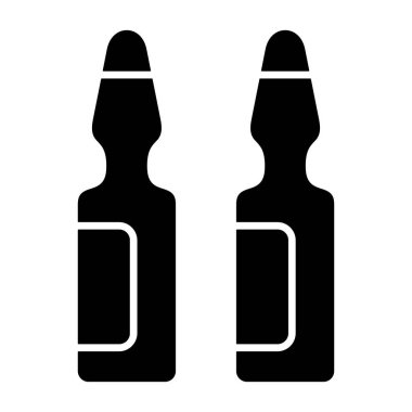 Beyaz sırtlı ampule simgesi, vektör illüstrasyonu  