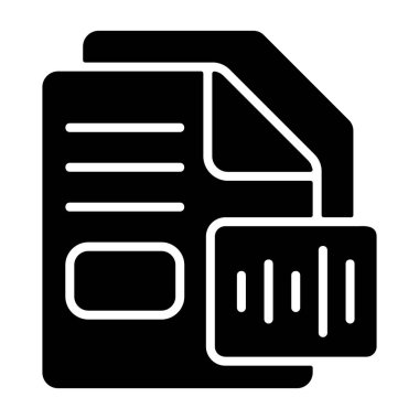 Beyaz geri gorund, vektör illüstrasyonundaki ses dosyası simgesi  