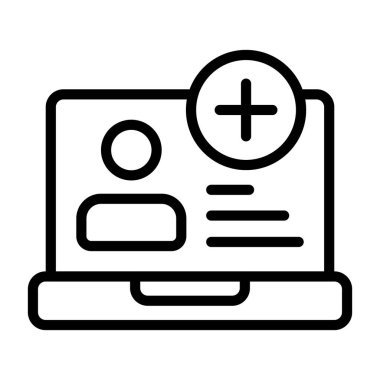 Sign Up icon, black sign isolated on white background