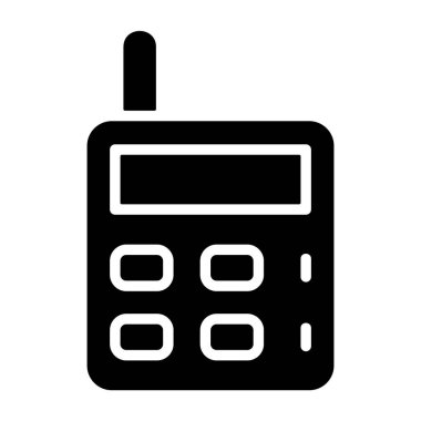 Woki Toki icon, black sign isolated on white background