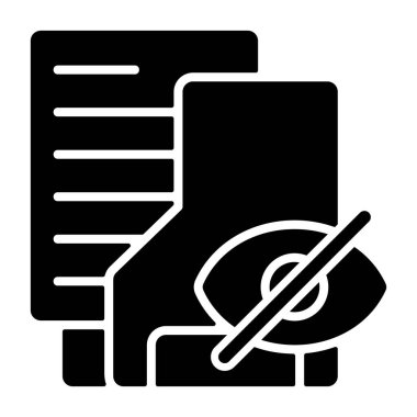 Beyaz arka gorund üzerinde Özel Dizin simgesi, vektör illüstrasyonu 