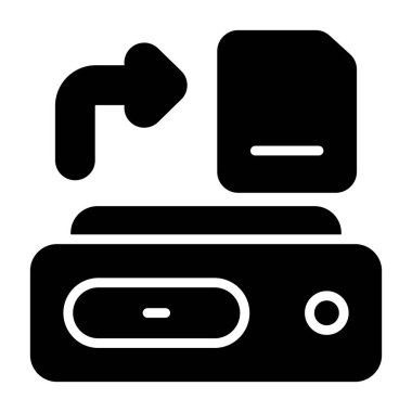 Veri transferi - arayüz tasarımı için yüksek kaliteli ince simge