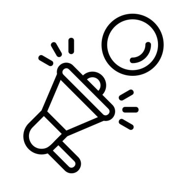 Charity Campaign icon, black sign isolated on white background