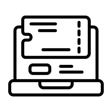 Kupon Kodu - projeler için temiz vektör simgesi