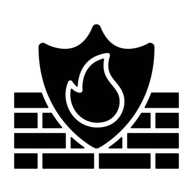 Koruma simgesi işaret vektör illüstrasyonu 