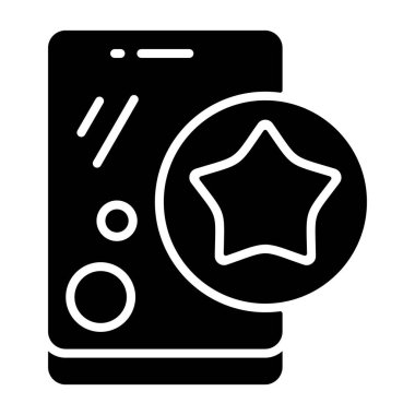 Favori simge, beyaz arkaplanda izole edilmiş siyah işaret 