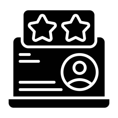 Müşteri Denetimi simgesi, beyaz arkaplanda izole edilmiş siyah işaret