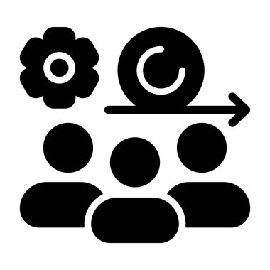 Tasarım için profesyonel vektör simgesi, Çevik Takım