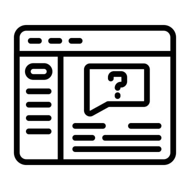 Bölüm simgesini destekle, siyah işaret beyaz arkaplanda izole edildi