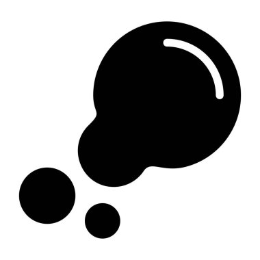 Konuşma balonu Sohbet Simgesi vektör çizimi 