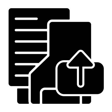 Dizin simgesini beyaz geri gorund, vektör illüstrasyonuna indir 