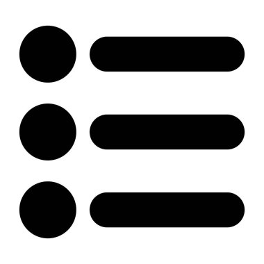 More icon, black sign isolated on white background 